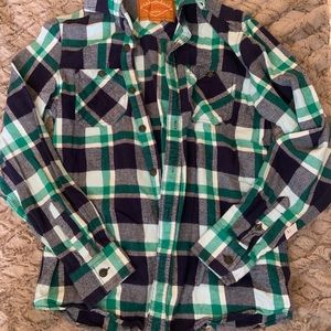 Mens flannel button up